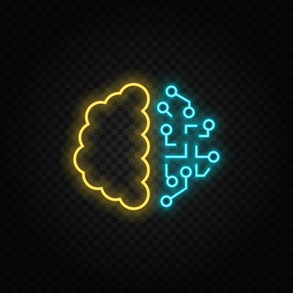 brain, intelligence paper style, icon. Grey color vector background- Paper style vector icon,