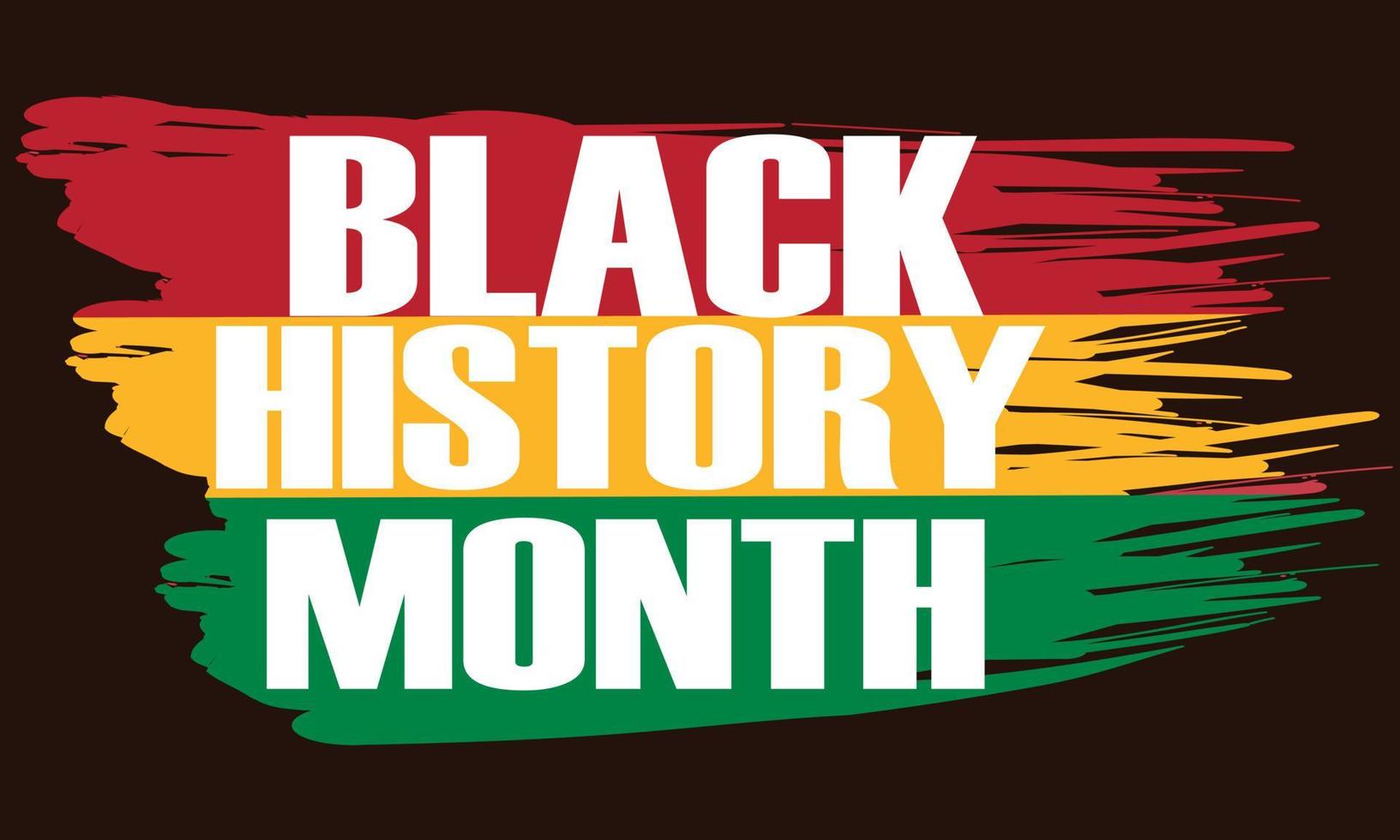 Black history month celebrate. vector illustration design graphic Black history month