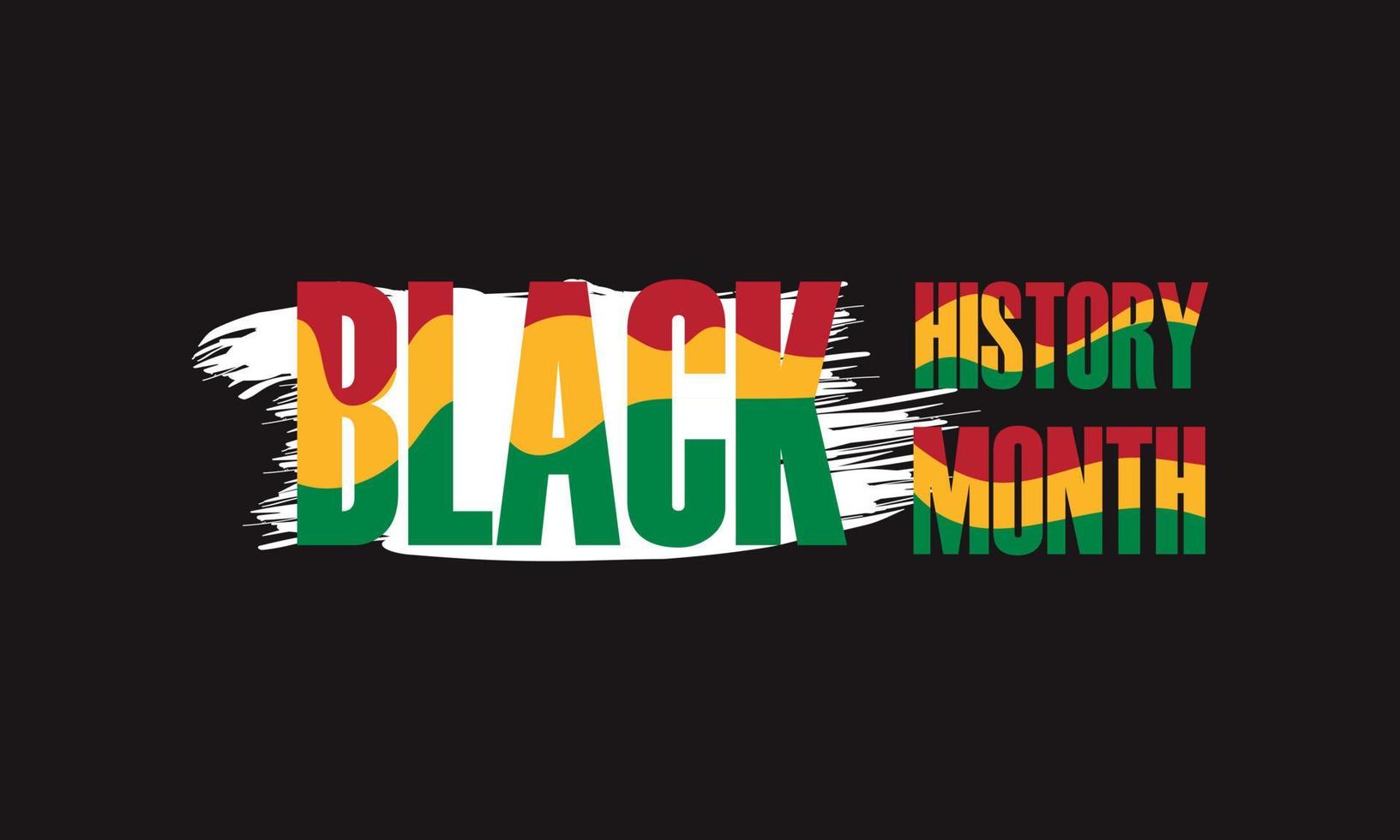 Black history month celebrate. vector illustration design graphic Black history month