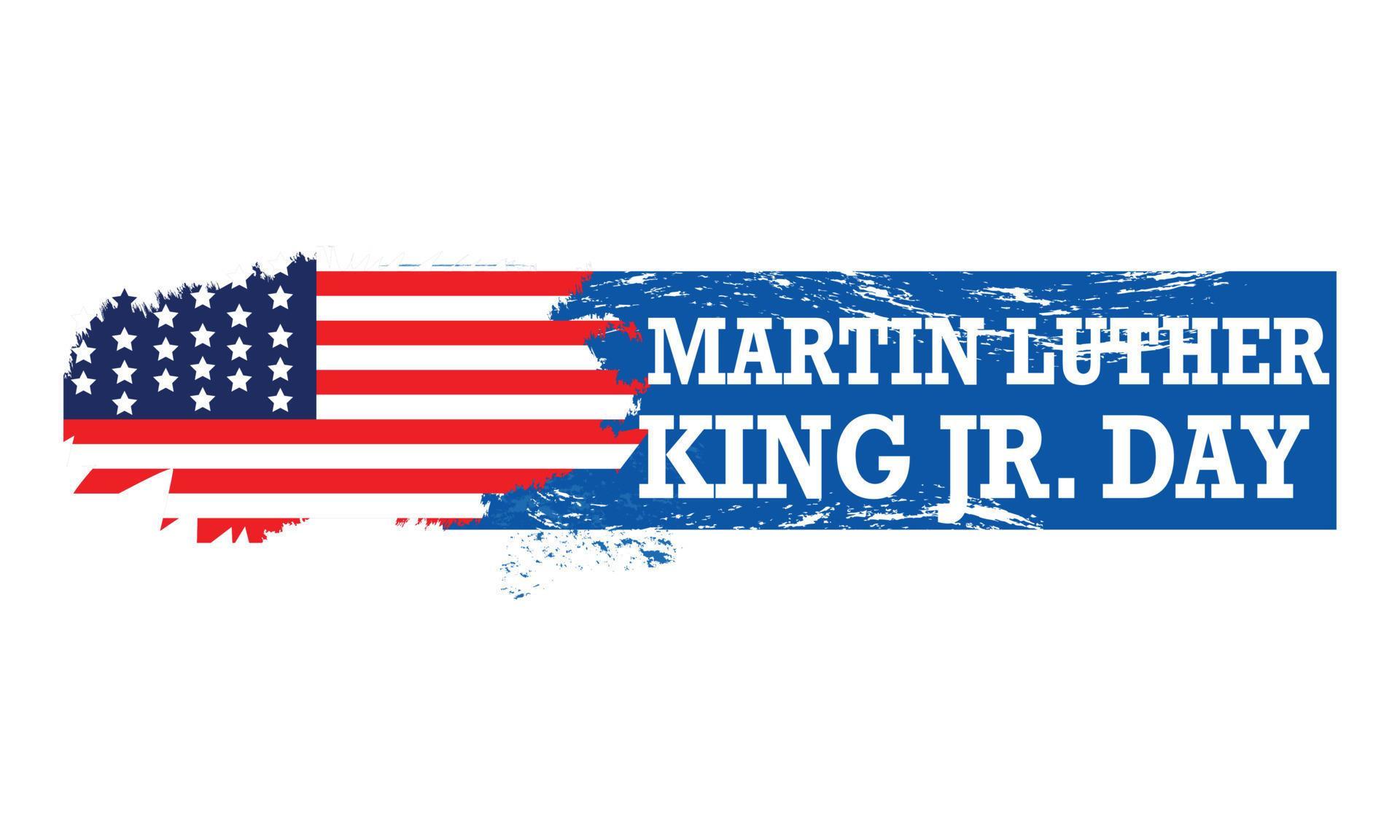 Banner Martin luther King jr. day. background, vector, illustration, logo, design, banner, white