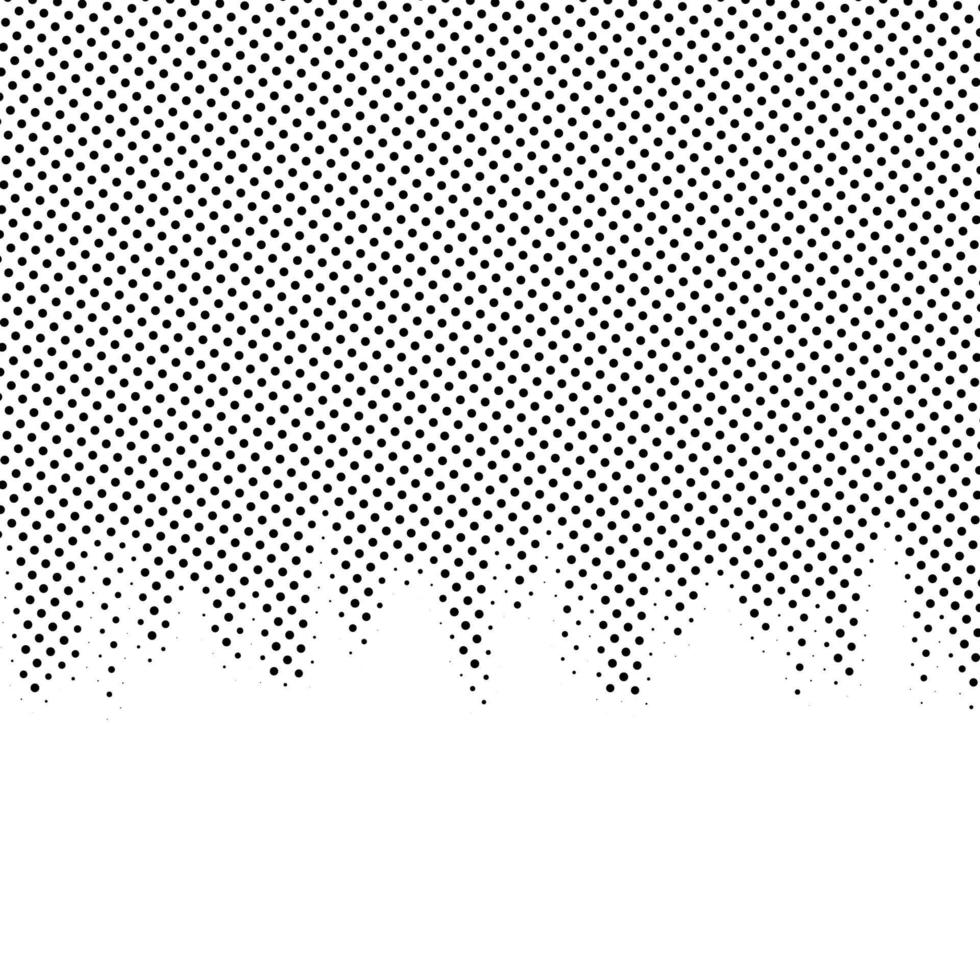 Abstract halftone shapes. Liquid shape with dotted halftones gradient texture, pop art and comic graphic dots vector. Illustration dot gradient, fluid flex wave effect vector