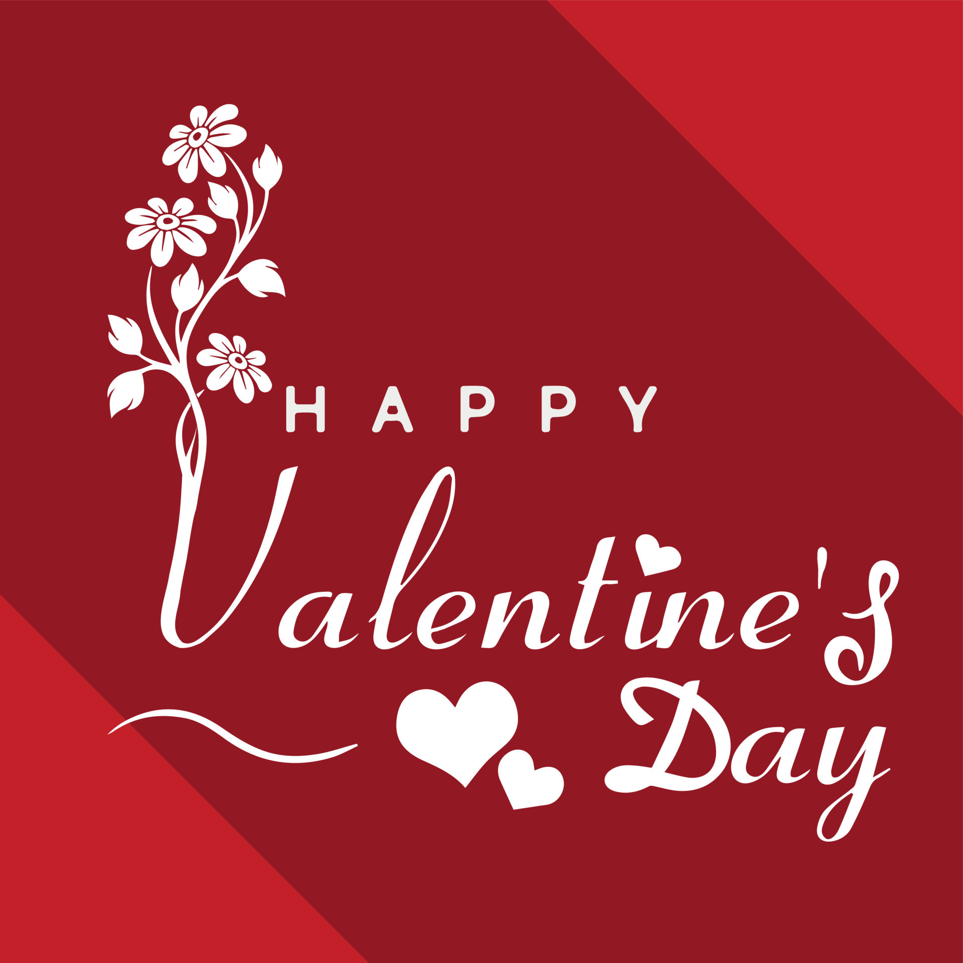 Lettering Happy Valentines Day banner. Valentines Day greeting card  template with typography text 16084316 Vector Art at Vecteezy