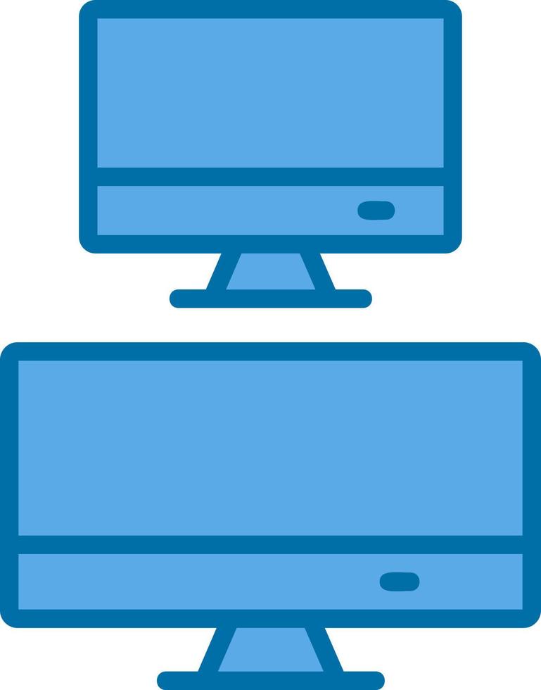 Monitors Vector Icon Design