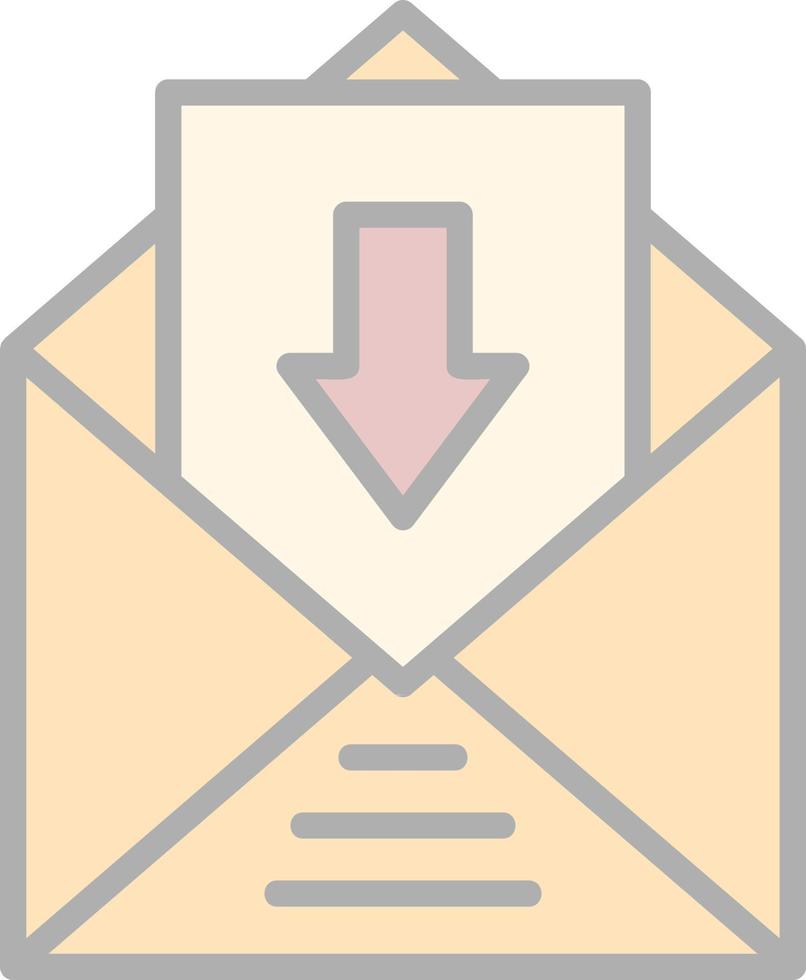 Inbox Vector Icon Design