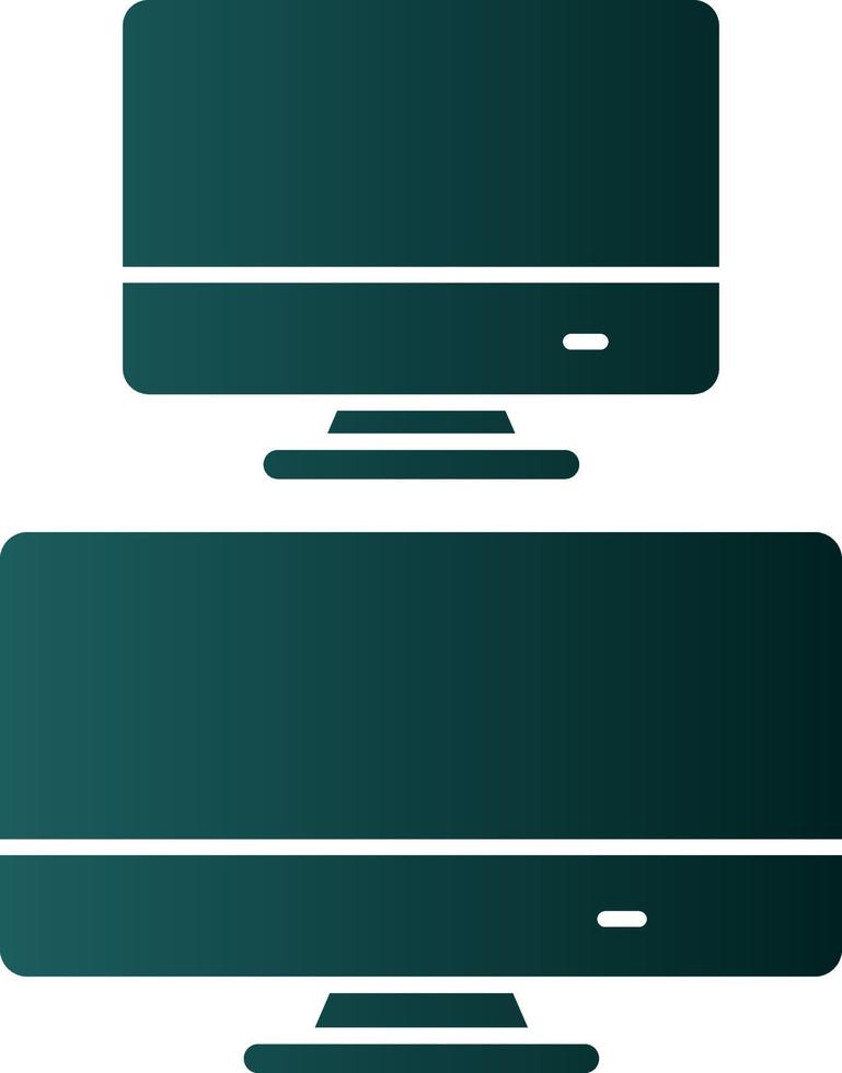 Monitors Vector Icon Design