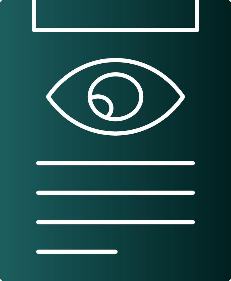 Company Vision Vector Icon Design