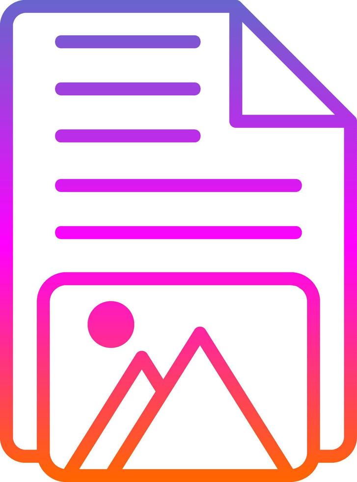 Content Vector Icon Design