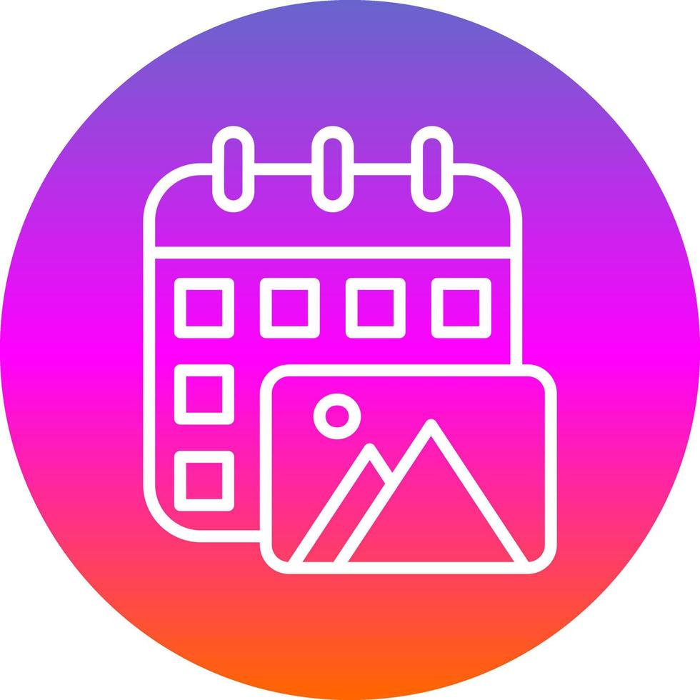 diseño de icono de vector de calendario de contenido