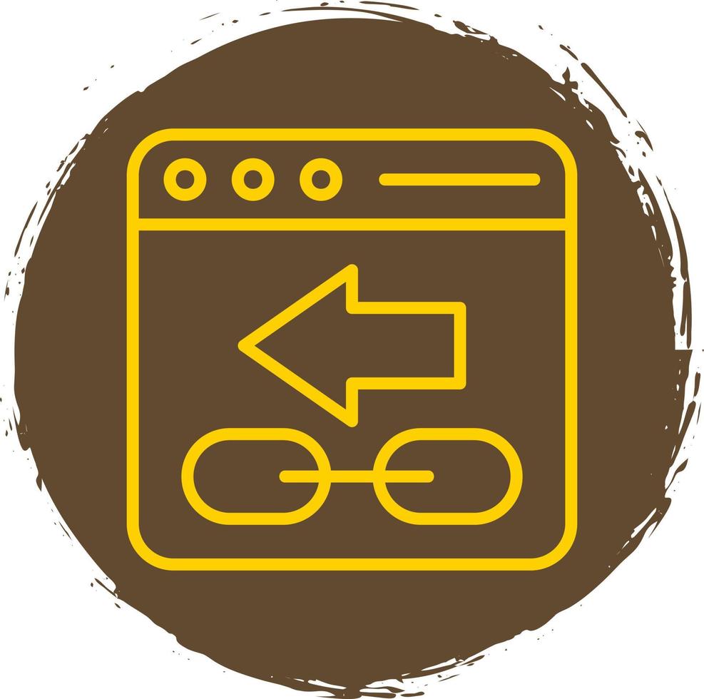 Backlink Vector Icon Design