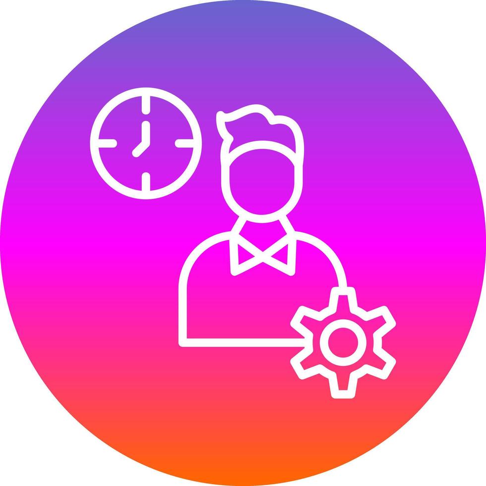 Productive Work Vector Icon Design