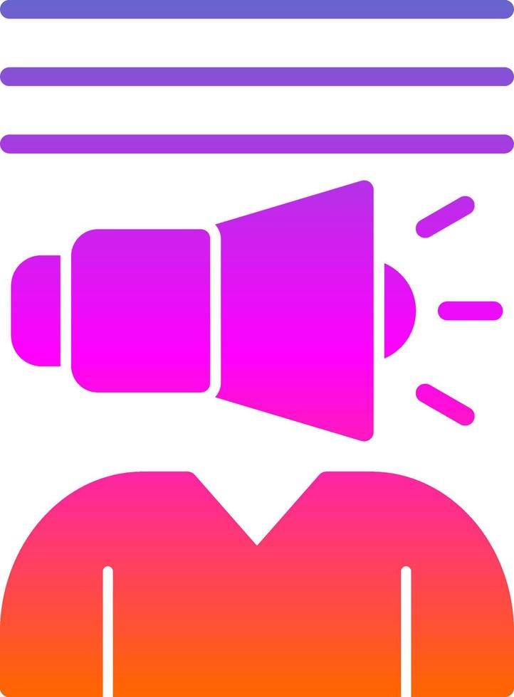 Brand Awareness Vector Icon Design