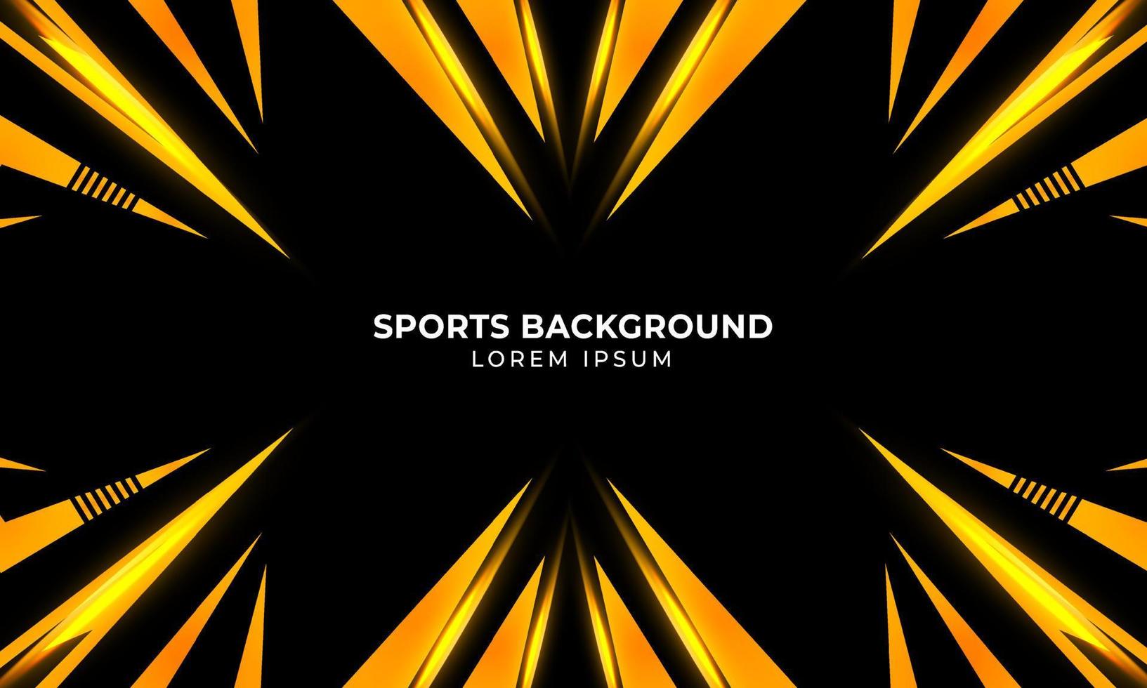 Orange Gradient sports background vector. Modern shinny sport background. Dark sport background vector