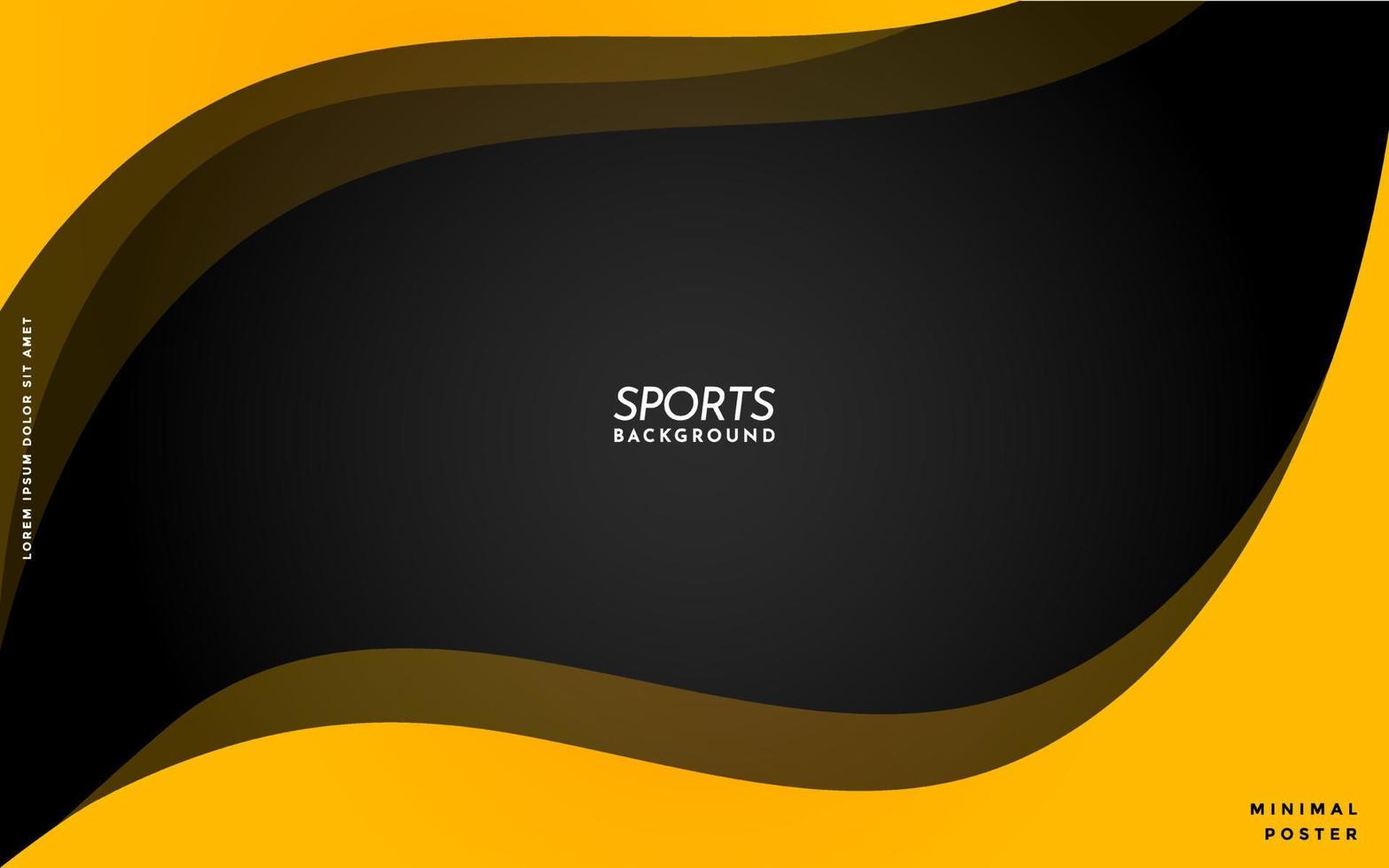 Elegant Wavy sports background vector. Gradient wavy sport background. Dark sport background vector