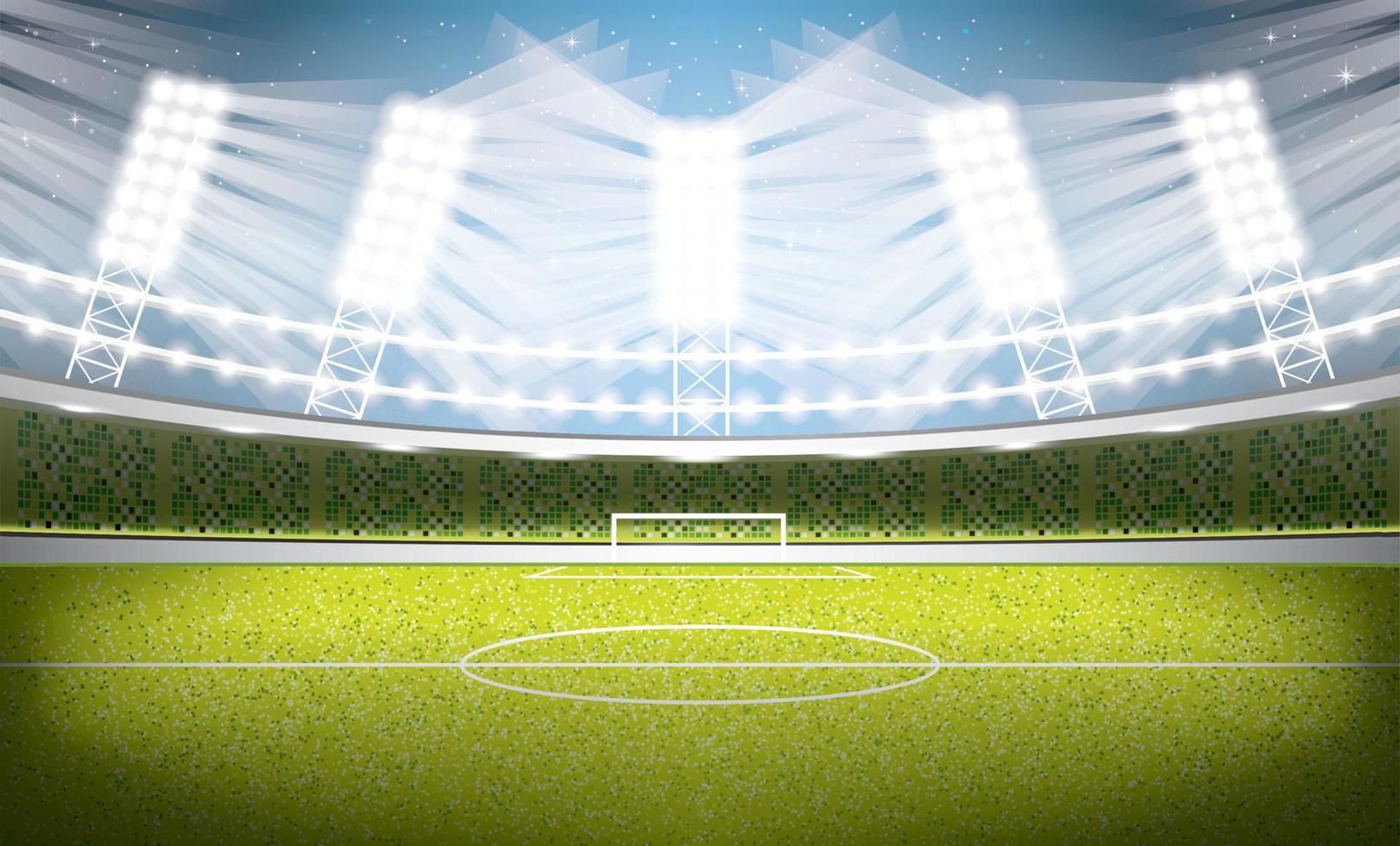Soccer Stadium. Football Arena. vector