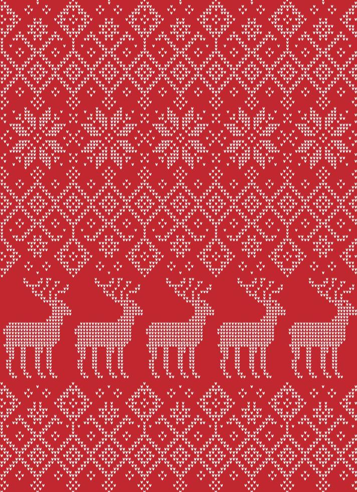 patrón de punto de navidad y año nuevo. diseño de suéter de punto de lana. papel de envolver papel estampado textil. vector