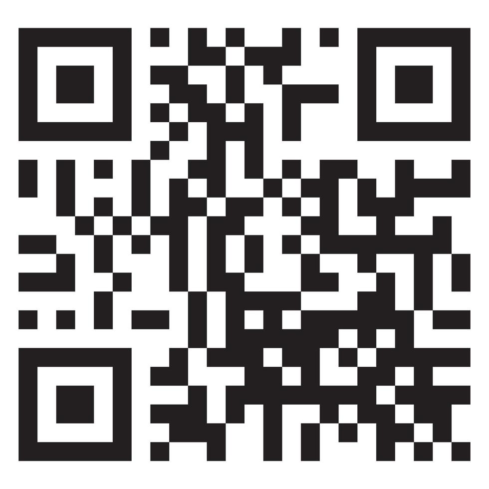 QR Code Scan Isolated on White Background. vector