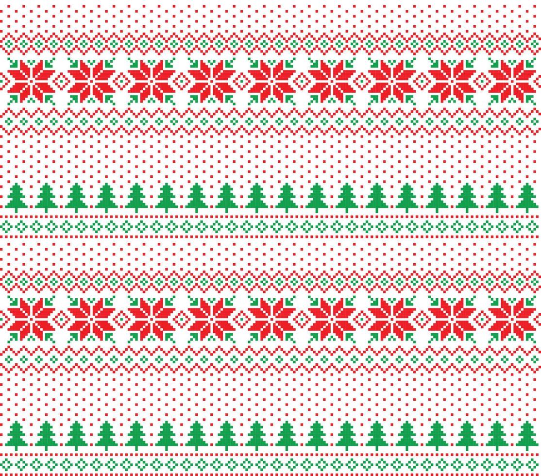 año nuevo navidad patrón pixel vector ilustración eps