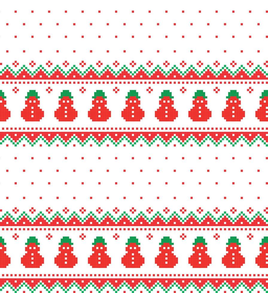 New Year s Christmas pattern pixel vector illustration eps