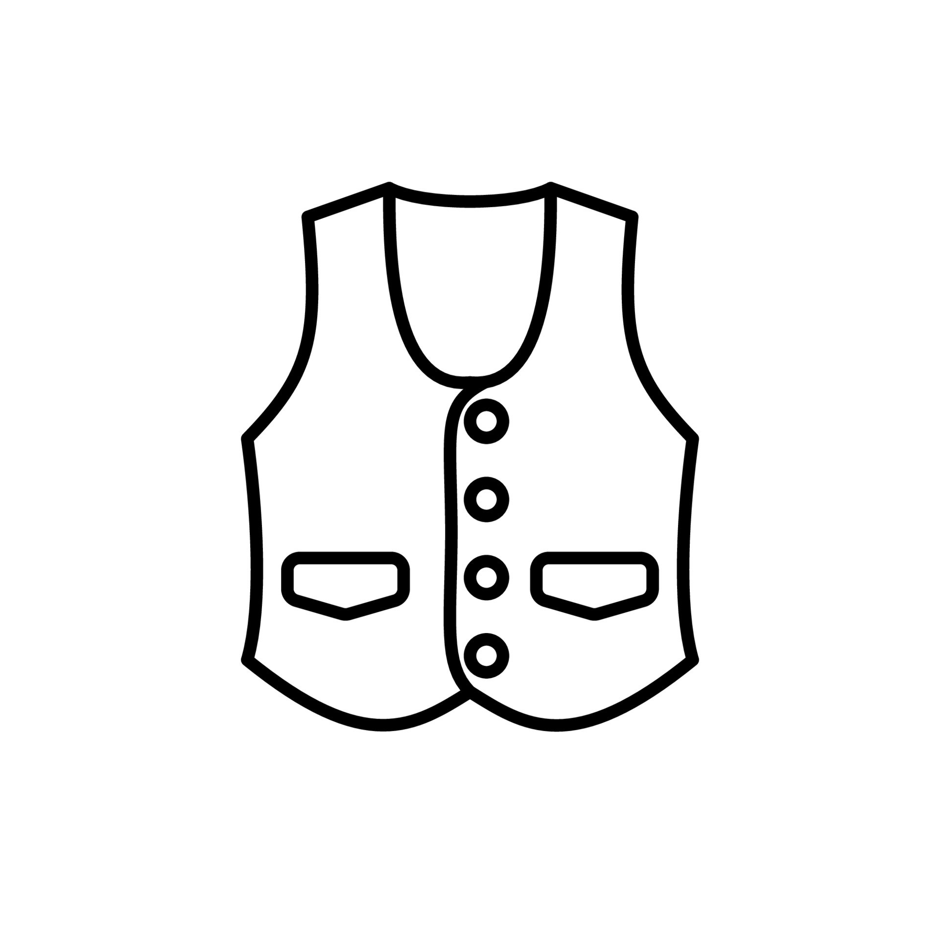 Outline Simple Vector Vest Icon Isolated On White Background 16086246 outline-simple-vector-vest-icon-isolated-on-white-background-16086246