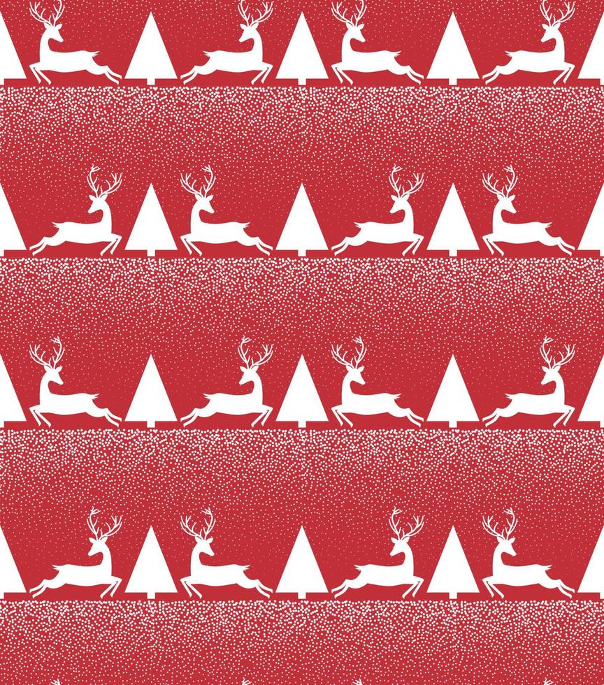 patrón sin costuras de navidad, tarjeta - estilo suéter escandinavo. diseño para textiles, papel tapiz, web, tela, decoración, etc. vector
