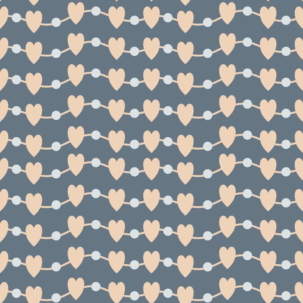 Seamless heart shaped pattern 16086598 Vector Art at Vecteezy