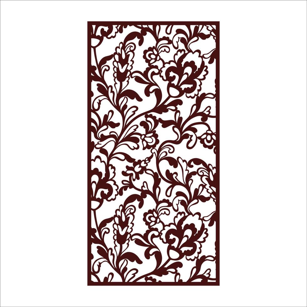 CNC and laser cut pattern 16086775 Vector Art at Vecteezy