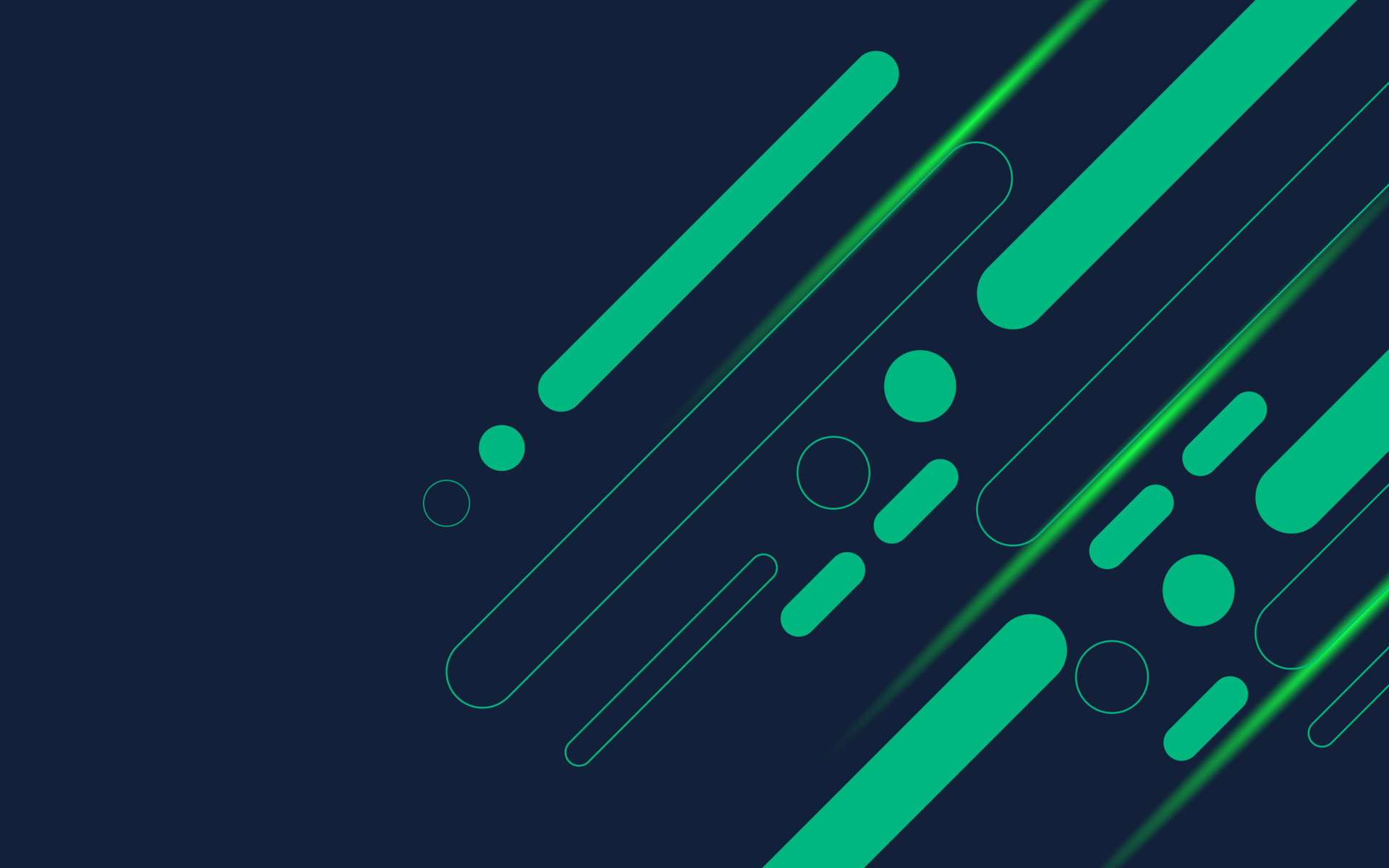abstract navy blue with geometric shape green background banner. eps10