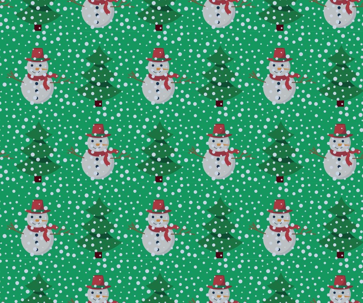 Christmas background, seamless tiling, great choice for wrapping paper pattern vector