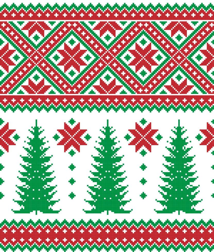 año nuevo navidad patrón pixel vector ilustración eps