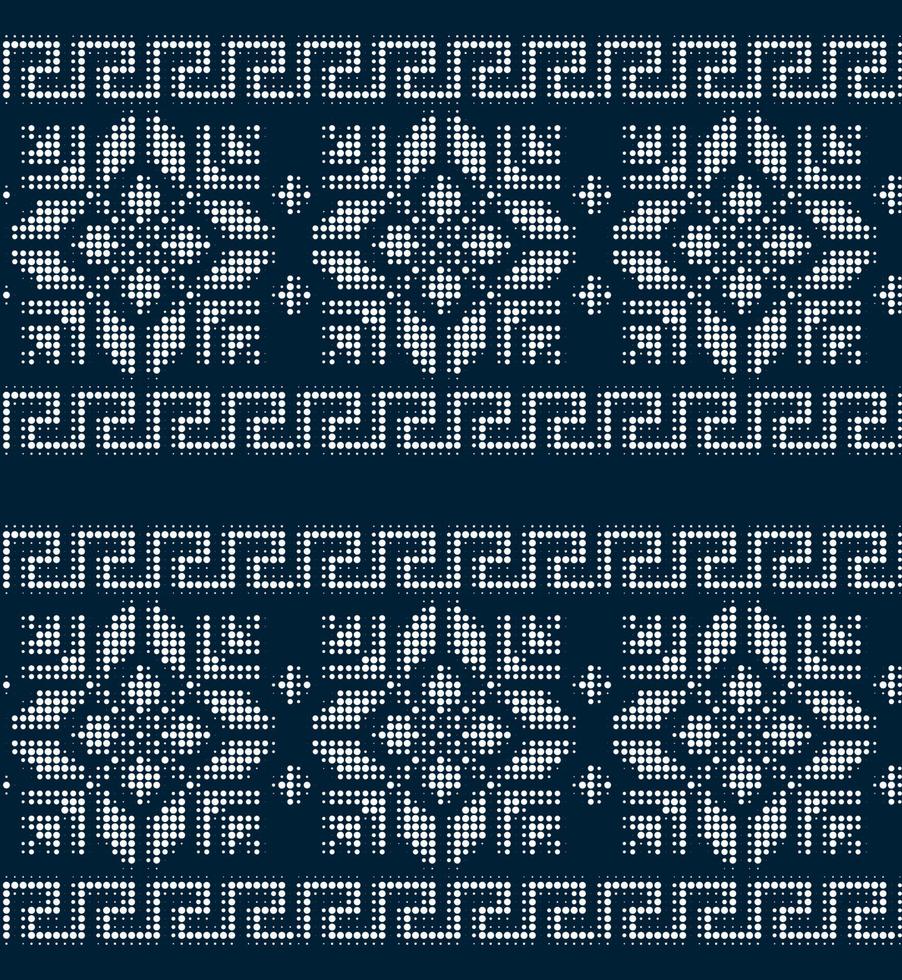 Seamless Christmas pattern in a dot. eps 10 vector