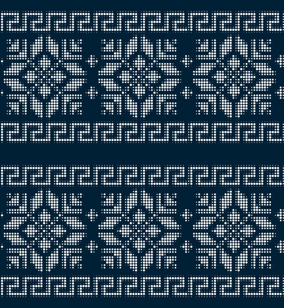 Seamless Christmas pattern in a dot. eps 10 vector