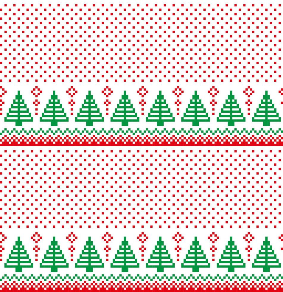 New Year's Christmas pattern pixel vector illustration eps