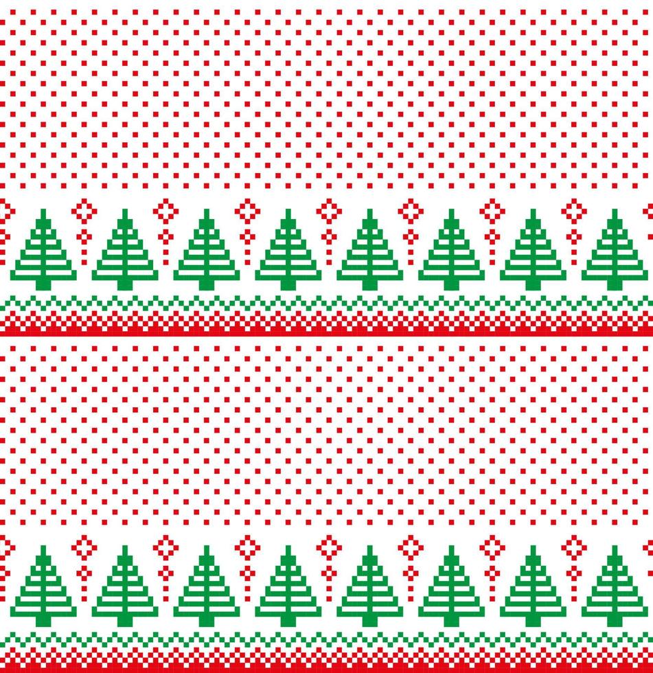 New Year's Christmas pattern pixel vector illustration eps