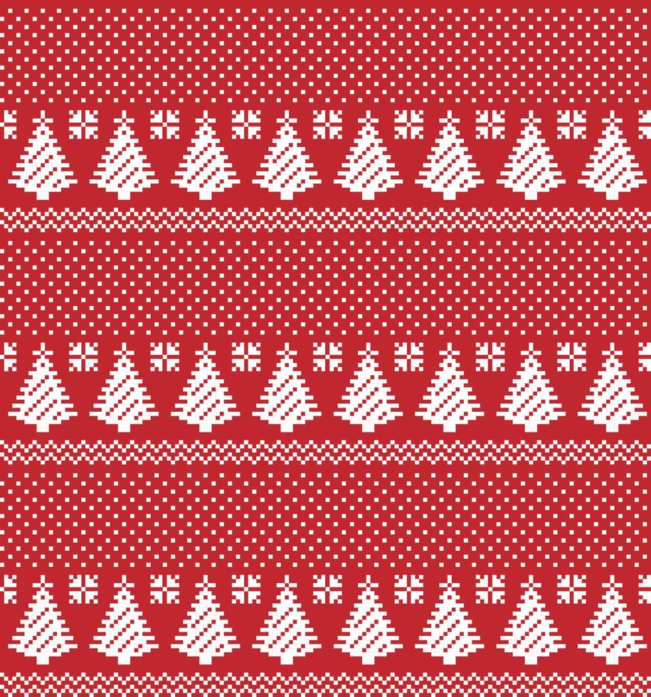 New Year's Christmas pattern pixel vector illustration eps