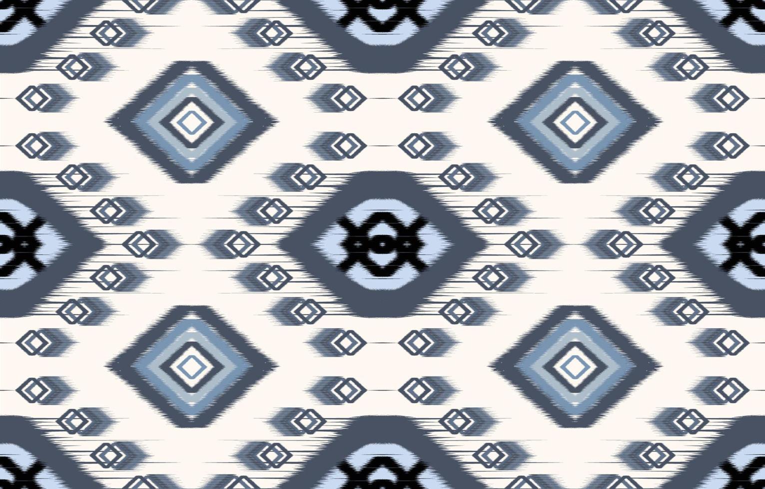 Ikat pattern design.Eethnic ikat pattern oriental African American Indonesia, Asia, Aztec motif textile and bohemian.design for background, wallpaper,carpet print, fabric, batik .vector ikat pattern. vector