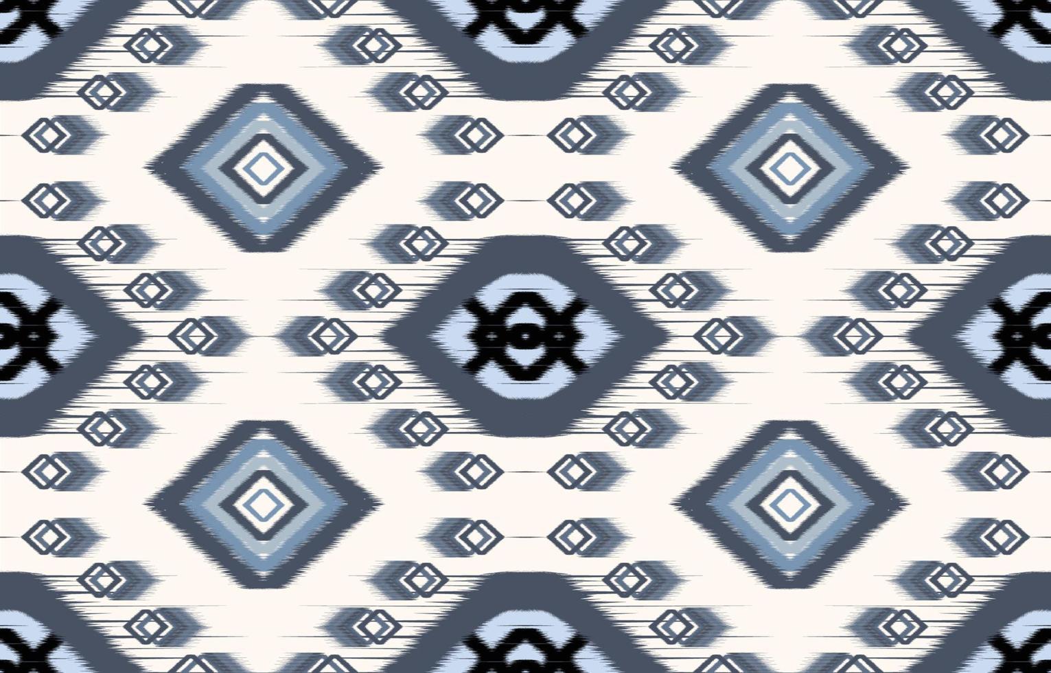 Ikat pattern design.Eethnic ikat pattern oriental African American Indonesia, Asia, Aztec motif textile and bohemian.design for background, wallpaper,carpet print, fabric, batik .vector ikat pattern. vector