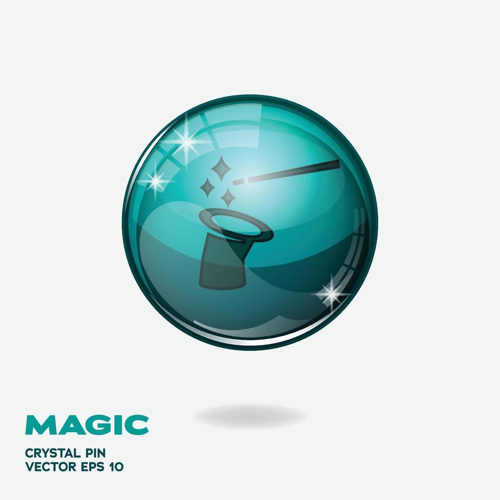 Magic 3D Buttons vector