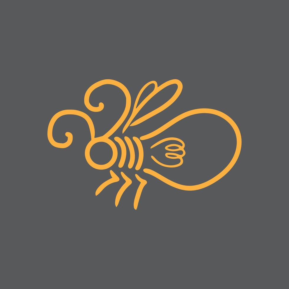 A minimal firefly lamp logo. An excellent logo suitable for any business. vector