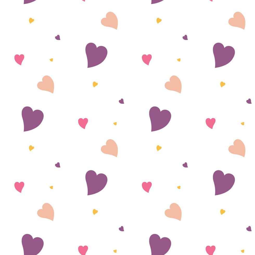 romantic seamless pattern vector