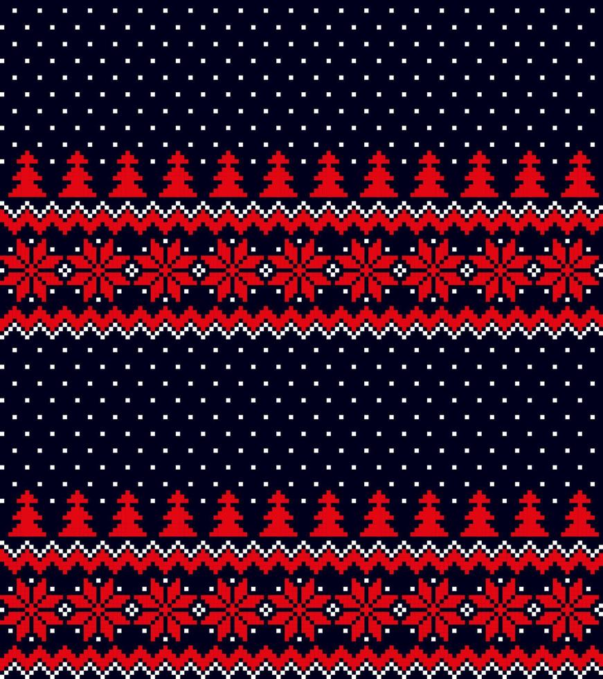 New Year's Christmas pattern pixel vector illustration eps