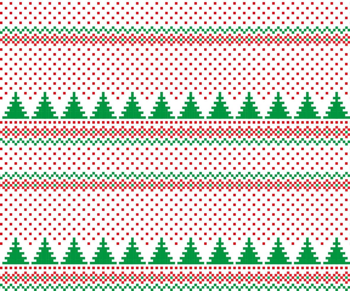 New Year's Christmas pattern pixel vector illustration eps