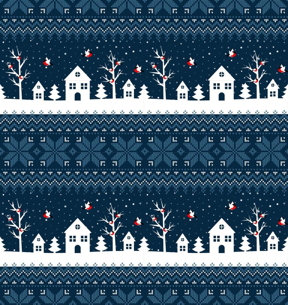 patrón de punto de navidad y año nuevo. diseño de suéter de punto de lana. papel de envolver papel estampado textil. vector