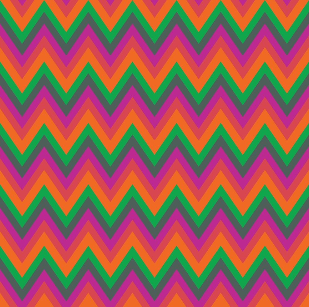 Vector background bright and colorful made of zig zag stripes