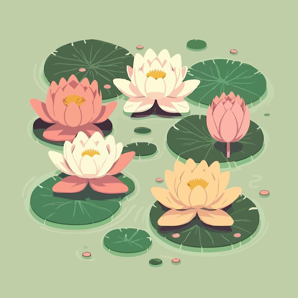 lotus lily water flower and leaf on lake or pond nature background wallpaper 16088576 Vector Art at Vecteezy lotus lily water flower and leaf on lake or pond nature background wallpaper 16088576 Vector Art at Vecteezy