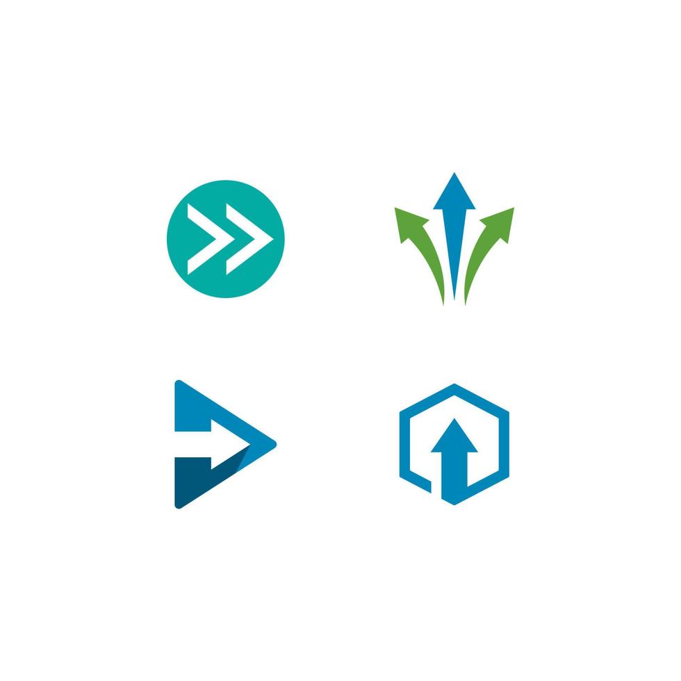 Arrows vector illustration icon Logo Template