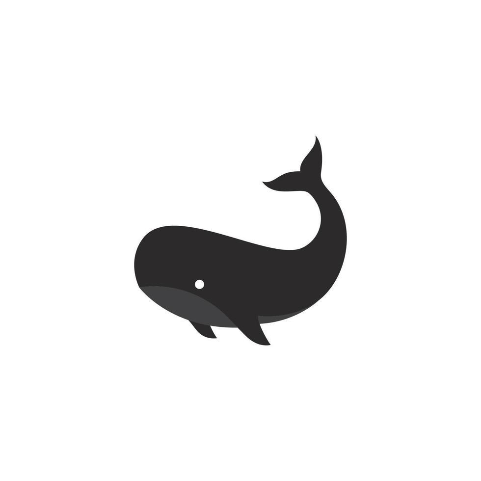 Set of whales logo vector icon illustration concept