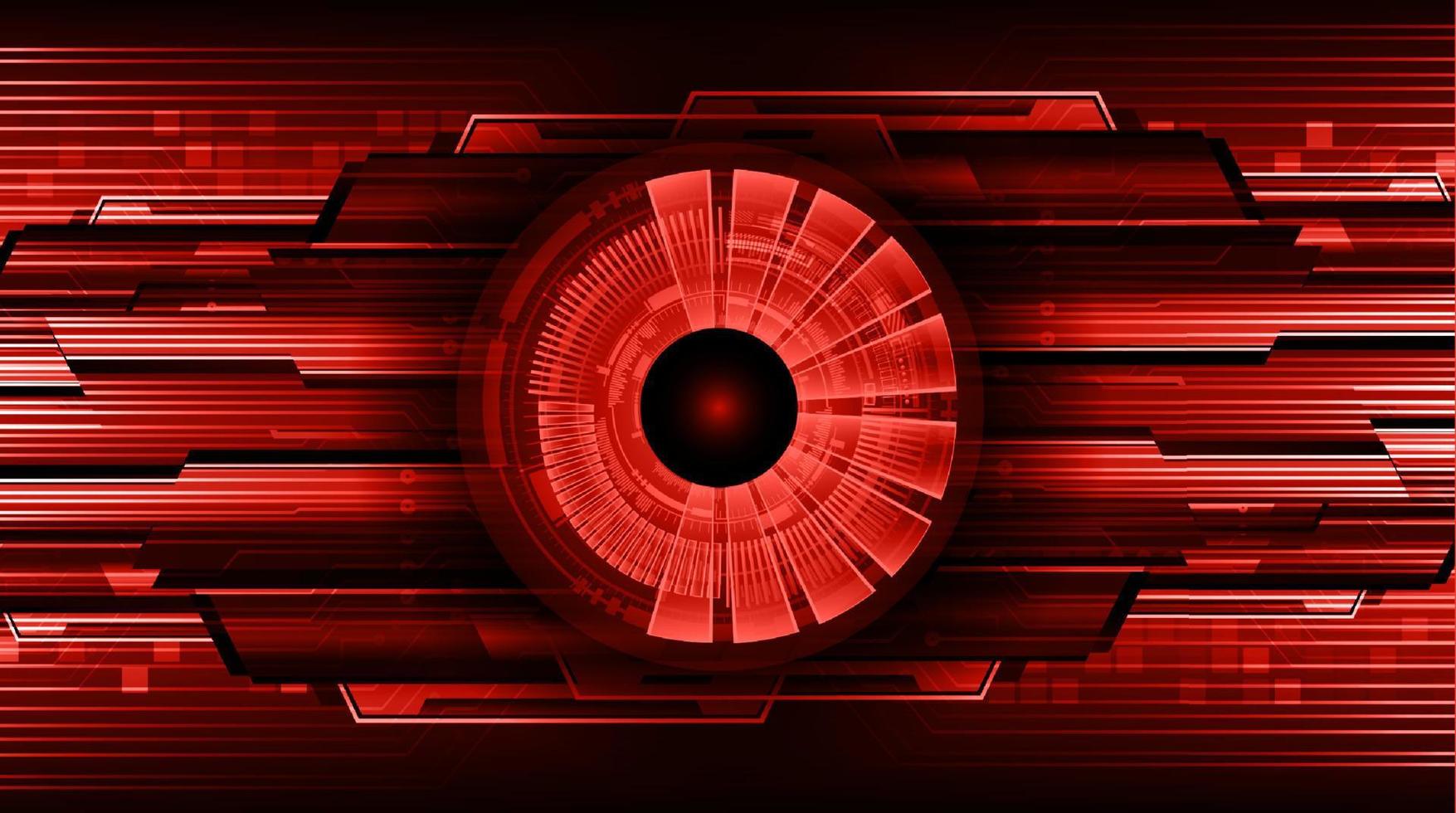 Modern Technology Background with eye vector