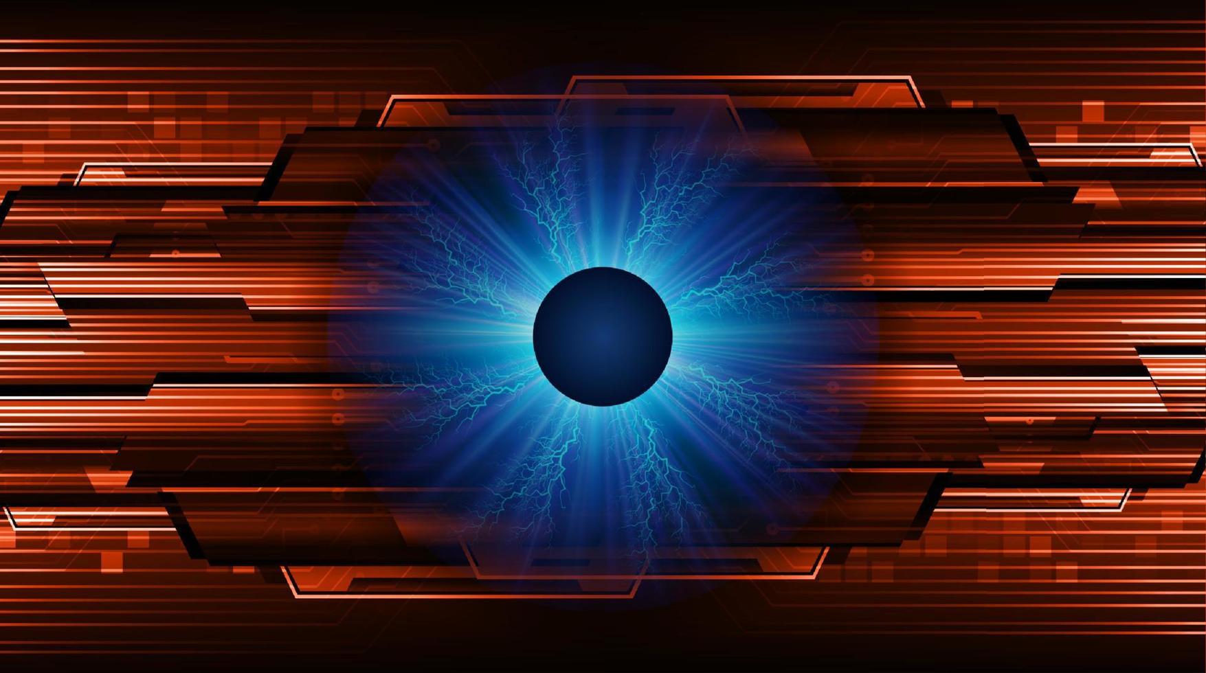 Modern Technology Background with circle vector