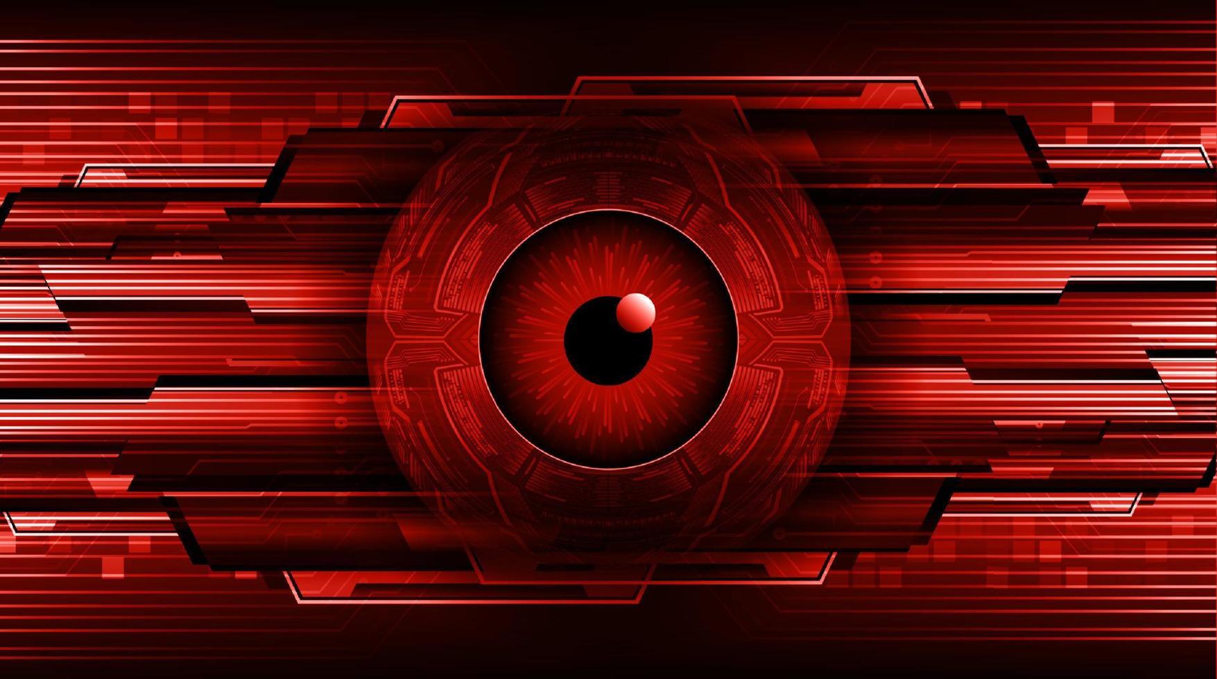 Modern Technology Background with eye vector
