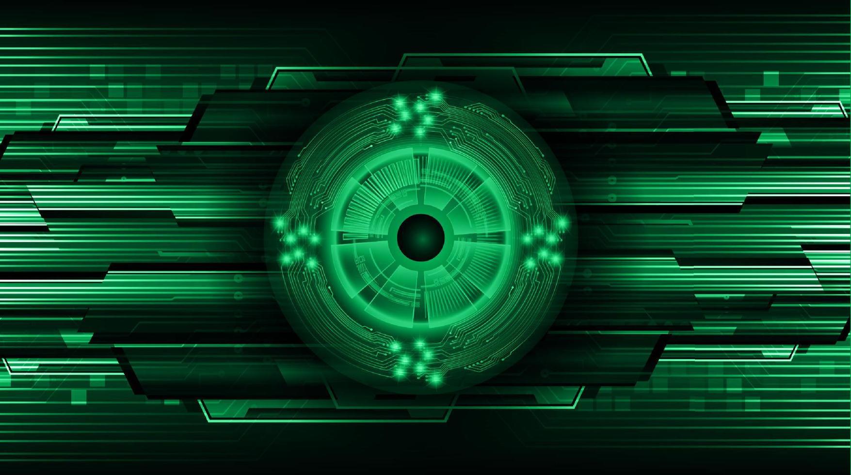 Modern Technology Background with eye vector